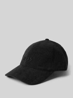 Czapka z daszkiem z wyhaftowanym logo model 'Zed-CO' Boss Czarny