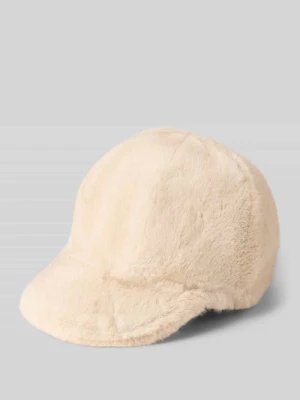 Czapka z daszkiem ze sztucznego futra Kurt Beines Beżowy