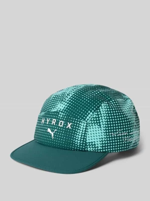 Czapka z daszkiem ze wzorem na całej powierzchni model 'PUMA X HYROX' Ciemnozielony