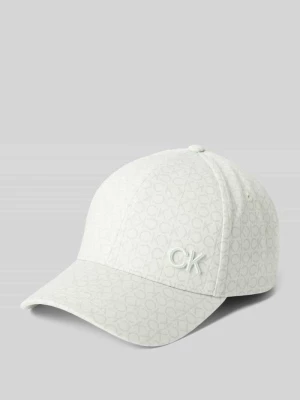Czapka z daszkiem ze wzorem z logo CK Calvin Klein