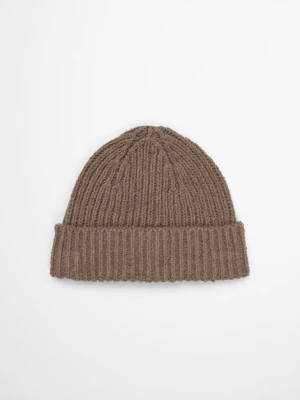Czapka z dzianiny Bouclé Marc O'Polo hnědá