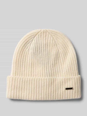 Czapka z dzianiny z kaszmiru z detalem z logo model ‘FENOL’ JOOP! Collection