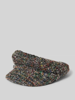 Czapka z efektem bouclé model ‘Bakerboy’ Loevenich