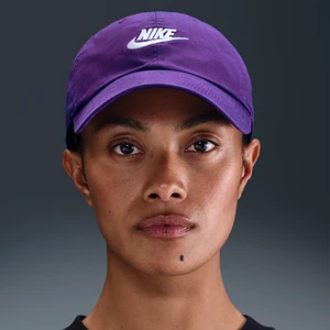 Czapka z efektem sprania Futura Nike Club - Fiolet