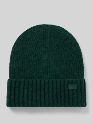 Czapka z elastycznej mieszanki materiałów model 'CRUSH' Jack&Jones Ciemnozielony