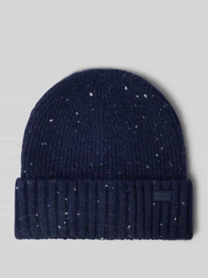 Czapka z elastycznej mieszanki materiałów model 'CRUSH' Jack&Jones Granatowy melanż