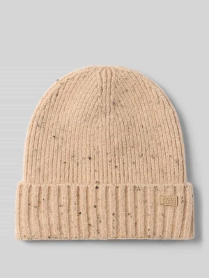 Czapka z elastycznej mieszanki materiałów model 'CRUSH' Jack&Jones Złamany biały melanż
