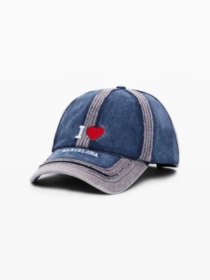 Czapka z haftem "I love Barcelona" Botter Desigual