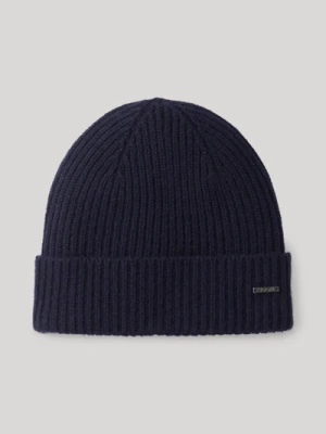 Czapka z kaszmiru Fenol w kolorze granatowym Joop