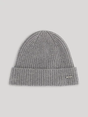 Czapka z kaszmiru Fenol w kolorze szarym melanżowym Joop