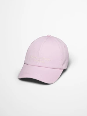 Czapka z logo Marc O'Polo růžová