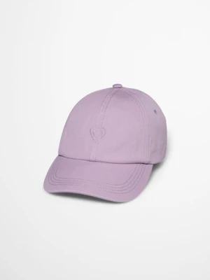 Czapka z logo Marc O'Polo fialová