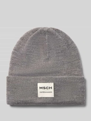 Czapka z mieszanki wełny Model 'Mojo' MSCH Copenhagen Średnioszary