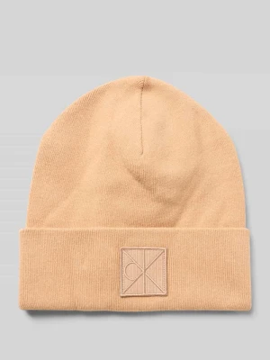 Czapka z mieszanki wiskozy z naszywką z logo model ‘Bea’ CK Calvin Klein