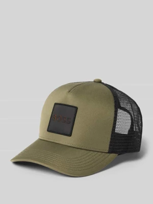 Czapka z naszywką z etykietą Boss Khaki