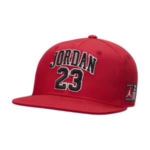 Czapka z płaskim daszkiem dla dużych dzieci Jordan - Czerwony