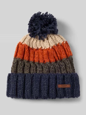 Czapka z pomponem model 'WILHELM BEANIE' Barts Niebieski