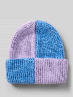 Czapka z szerokim brzegiem model 'PCALINA HOOD BC' Pieces Jasnofioletowy melanż