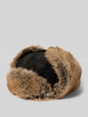 Czapka z sztruksu bawełnianego z nausznikami Barts Czarny