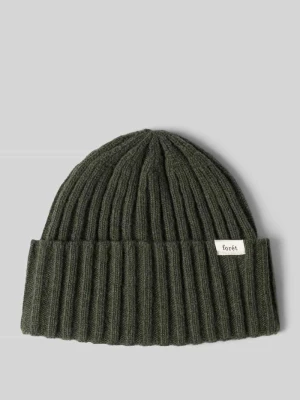 Czapka beanie z mieszanki wełny Forét Miętowy