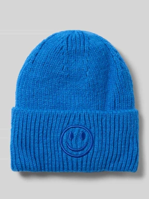 Czapka z wyhaftowanym motywem model 'Smiley Hat' Kurt Beines Królewski niebieski