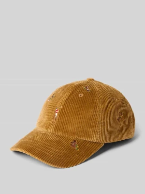 Czapka ze sztruksu z haftami model ‘CORDUROY’ Polo Ralph Lauren