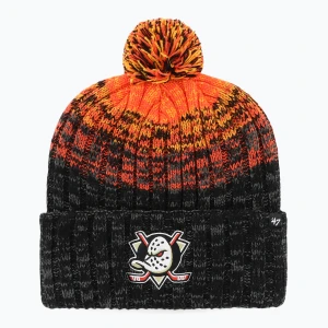Czapka zimowa 47 Brand NHL Anaheim Ducks Cascade black
