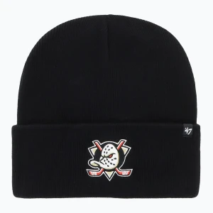 Czapka zimowa 47 Brand NHL Anaheim Ducks Haymaker black