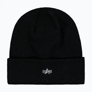 Czapka zimowa Alpha Industries Metal Logo Beanie black