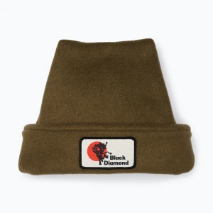 Czapka zimowa Black Diamond Pointed Fleece Beanie dark moss Zielony