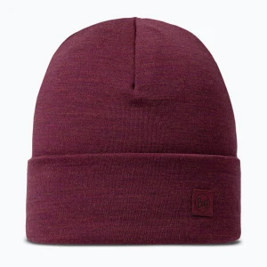 Czapka zimowa BUFF Heavyweight Merino Wool solid tibetan red