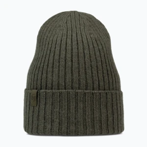 Czapka zimowa BUFF Knitted Norval bark Zielony
