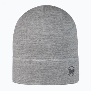 Czapka zimowa BUFF Lightweight Merino Wool solid light grey