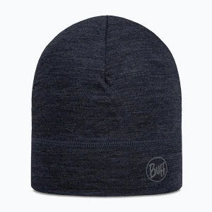 Czapka zimowa BUFF Lightweight Merino Wool solid night blue