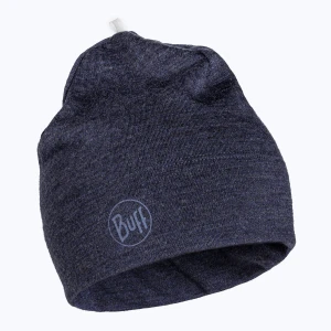 Czapka zimowa BUFF Midweight Merino Wool night blue Granatowy
