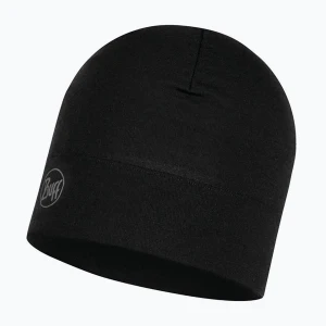 Czapka zimowa BUFF Midweight Merino Wool solid black