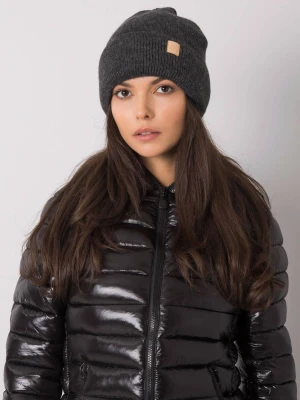 Czapka zimowa ciemny szary beanie Rue paris