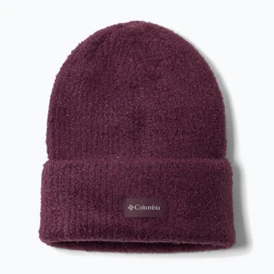 Czapka zimowa damska Columbia CSC Luxe Cuffed Beanie Moonvista Bordowy