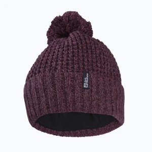 Czapka zimowa damska Jack Wolfskin Medley Knit Beanie amaranth