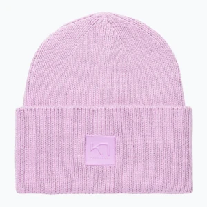 Czapka zimowa damska KARI TRAA Kyte Beanie lily Fioletowy