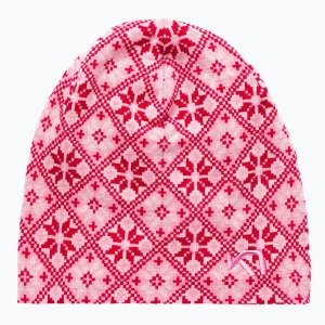 Czapka zimowa damska KARI TRAA Rose Beanie salsa Różowy