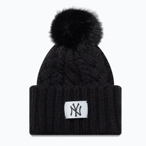 Czapka zimowa damska New Era Cable Wide New York Yankees black