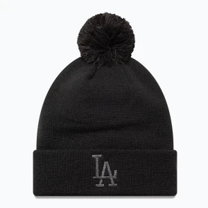 Czapka zimowa damska New Era Metallic Bobble Los Angeles Dodger blacks