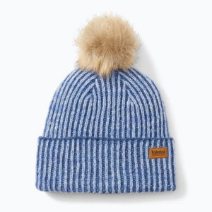 Czapka zimowa damska Timberland Plaited Melange Beanie frozen fjord