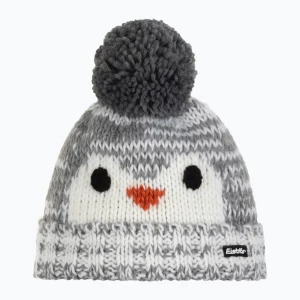 Czapka zimowa dziecięca Eisbar Rico Pompon graumele/white/anthracite