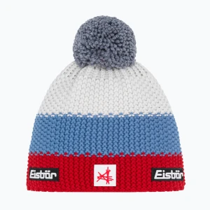 Czapka zimowa dziecięca Eisbar Stan Pompon SA ketchup/skyway/white