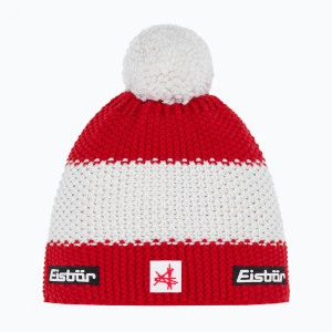 Czapka zimowa dziecięca Eisbar Stan Pompon SA ketchup/white/ketchup