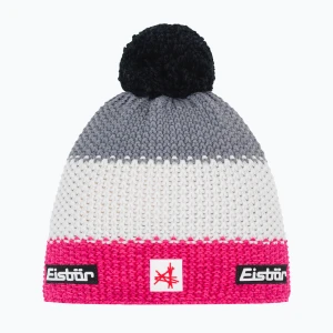 Czapka zimowa dziecięca Eisbar Stan Pompon SA pink meliert/white/graumele