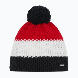 Czapka zimowa Eisbar Star Pompon black / white / ketchup Eisbär