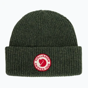 Czapka zimowa Fjällräven 1960 Logo Hat deep forest Zielony
